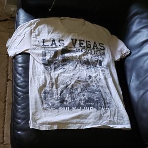 White Las Vegas tshirt